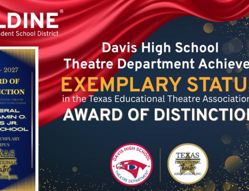 Davis High School Theatre Earns Statewide Award of Distinction for Second Consecutive Year