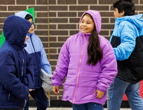 A Coat of Their Own: Operation Warm and United Airlines Bring Warmth to Calvert Elementary